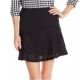 MINKPINK - Vintage 90s Y2K Grunge Miles Apart Black Mini Skirt