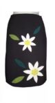 Moschino - Flower Appliqué Wool Skirt