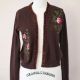 saks - Vintage Embroidered Cardigan, Brown