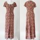 90s Vintage Paisley Maxi Dress