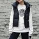Black & White Rose Graphic Long Sleeve Tee