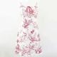 Vintage 90s Toile Print Dress