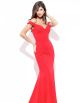 Red Off-The-Shoulder Gown (Style #50730)