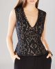 Rena Lace Peplum Top