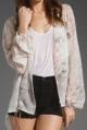 Reptilia Blouse Cardigan