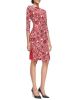 Ria Floral-Print Boat-Neck Sheath Dress
