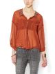 Rider Semi-Sheer Blouse