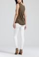 Rippled Perforated Boyfriend Tank
