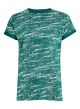Roller Fit Green Splatter T-Shirt