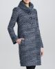 Roll-Neck Boucle Coat