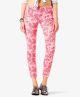 Rose Print Skinny Jeans