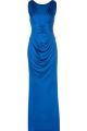 Royal Blue Draped Maxi Dress