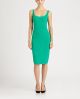 Seamed Crepe Dress