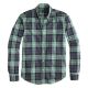 Secret Wash shirt in heather midnight plaid