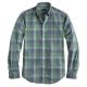 Secret Wash Shirt in Nile Green Plaid
