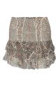 Serek printed silk-chiffon mini skirt