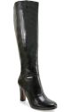 Serephina - Black Leather Tall Boot