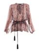 Shayne Paisley Print Blouse