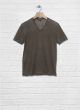 Short Sleeve Linen V-Neck