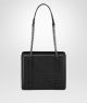 Shoulder Bag In Nero Intrecciato Nappa