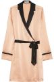 Silk Contrast Robe