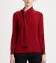 Silk Tie-Neck Blouse