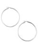 Silver-Tone Hoop Earrings