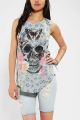 Skull Sketch Muscle Tee