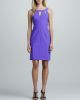 Sleeveless Ponte Dress with Cutouts