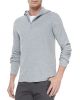 Slub-Knit Hooded Henley