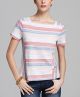 Stretch Stripe Jersey Top