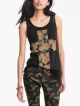 Studded Cross Graphic Tank