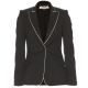 TAILORED BLAZER WITH CONTRAST PIPING