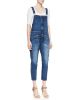 The Zip Denim Boyfriend Overalls