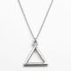 Triangle Pendant Necklace