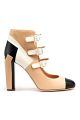 Triple Strap Colorblock Pumps