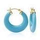 Turquoise Hoop Earrings