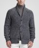 Tweed Shawl-Collar Cardigan