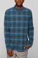 UKA Overdyed Plaid Button-Down Shirt