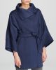 Urta Doppio Cashmere Melange Kimono Sleeve Coat