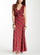 Venitia Plaid Ruffle Maxi Dress