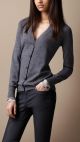 V-neck Merino Wool Cardigan