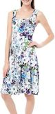 Watercolor Floral Print Dress