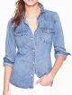 Western denim shirt