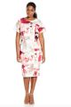 Women's Plus-Size Printed Sheath Dress