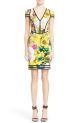 'Wonderland' Print Sheath Dress