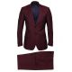 Wool and mohair slim fit suit