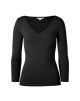 Wool Knit-Top in Black