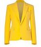 Yellow Silk Cady Keaton Blazer