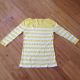 Yellow & White Striped Top